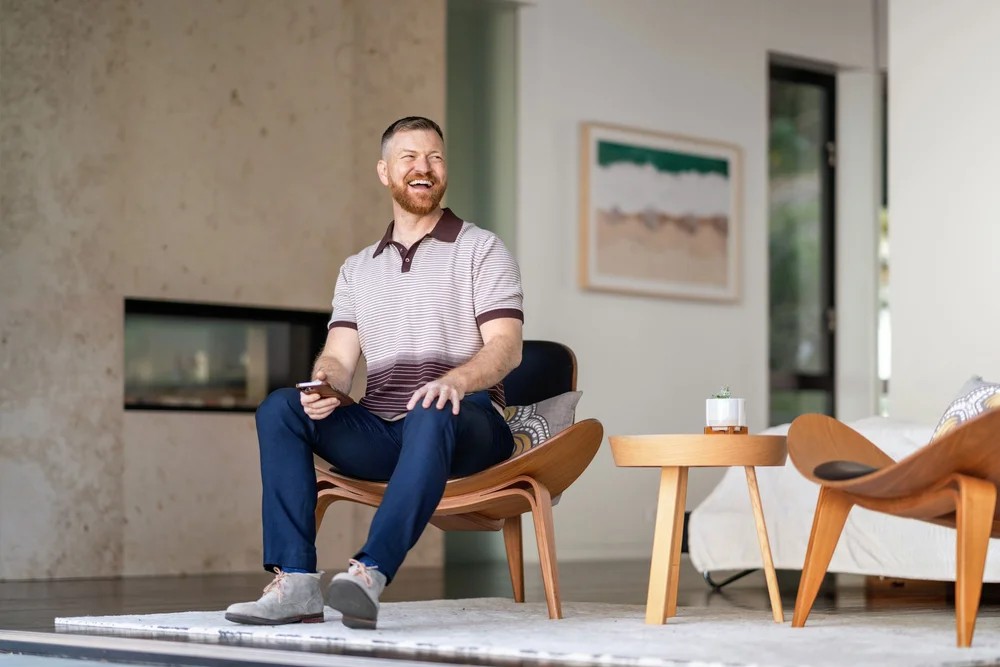 Ryan Lenox, a Threshold concierge, at a San Francisco property